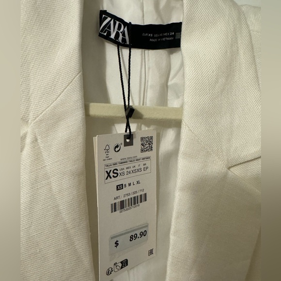 White Zara Oversized Blazer! - Picture 2 of 3